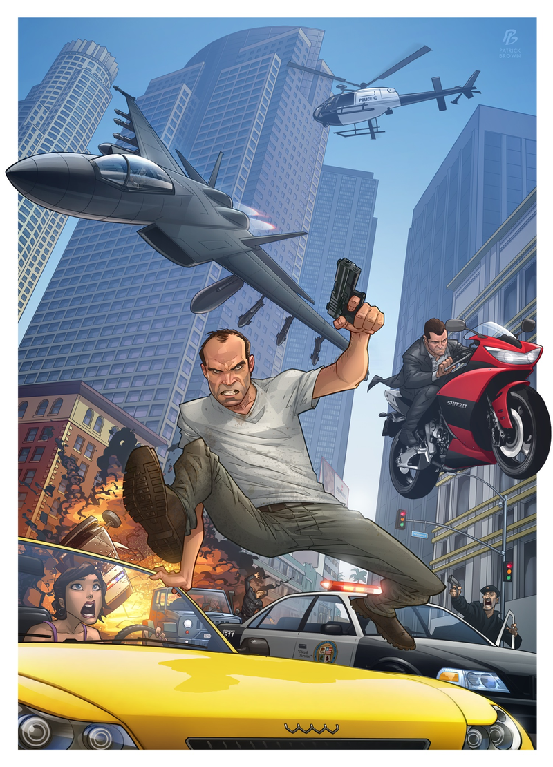 Illustration for article titled Because There Isn't Enough GTA V In This World Yet